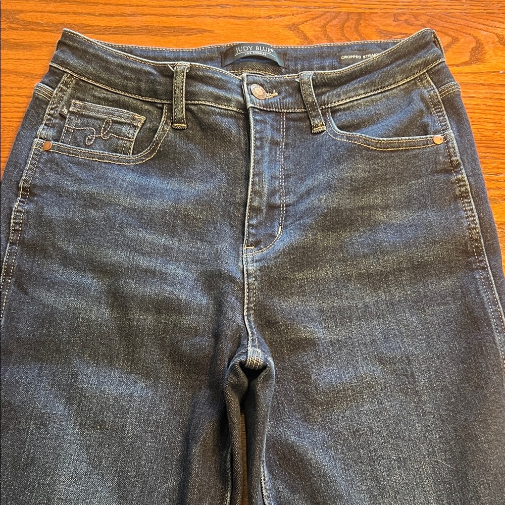 Judy Blue cropped straight stretch jeans size 9 / 29 #120